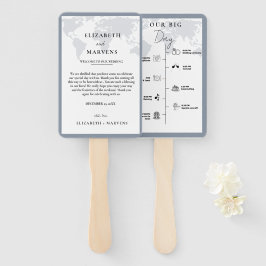 Leque Cronologia de Eventos do Casamento de Viagem de De