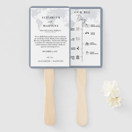 Leque Cronologia de Eventos do Casamento no Destino