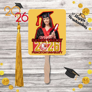 Leque Custom 2026 Grad Fan for High School & College 