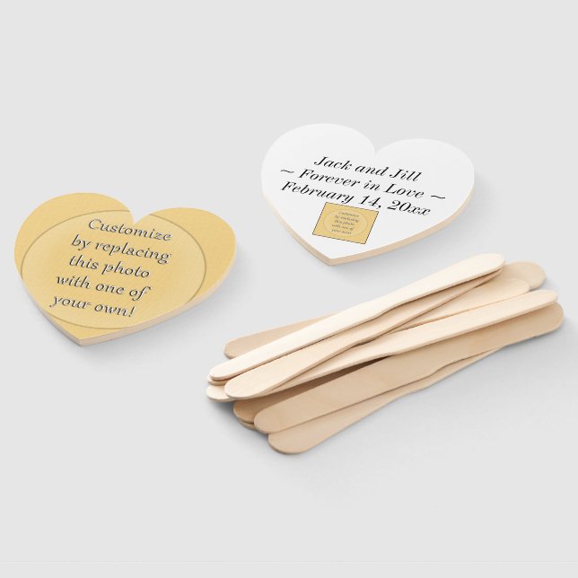 Leque Customize This! Add Your Art or Photograph (Desmontado)