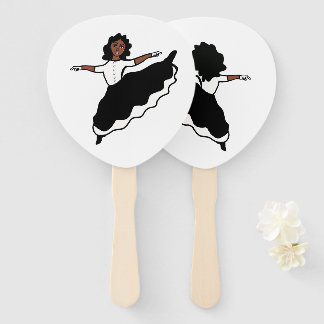 Leque Dancer Fans BW #1