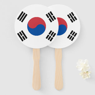 Leque De Coreia do Sul da bandeira patriótico coreano