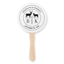 Deer Monograma Rustic Country Wednname