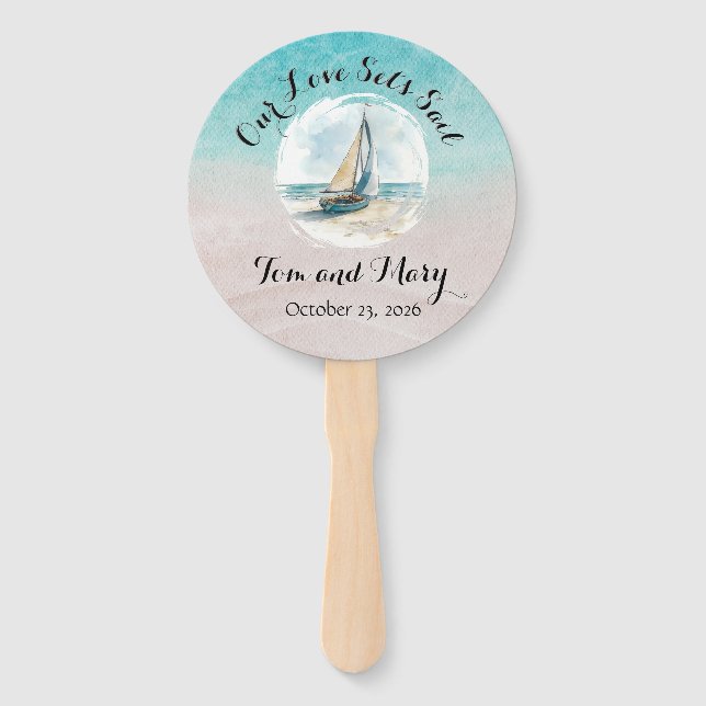 Leque Definir Ventiladores de Mão de Navegação (Frente)