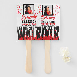 Leque Deixe-me ver você caminhando | Foto para Graduação