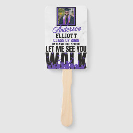 Leque Deixe-me ver você caminhando | Púrpura 2 Fotos