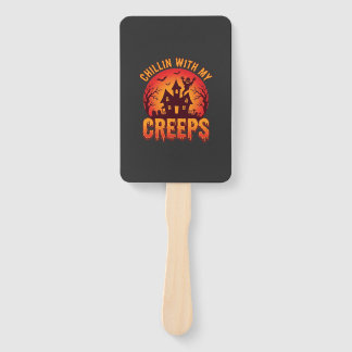 Leque Design de Camiseta de Halloween Chillin With My Cr