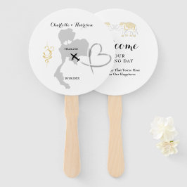 Leque Destino de Casamento da Tailândia