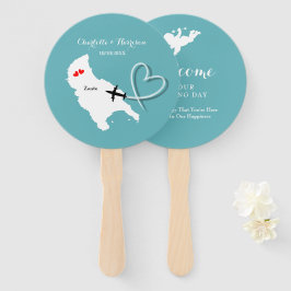 Leque Destino de Casamento Zante