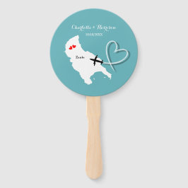 Leque Destino de Casamento Zante