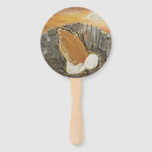 Leque Deus Responde Orações Ventiladores de Mão