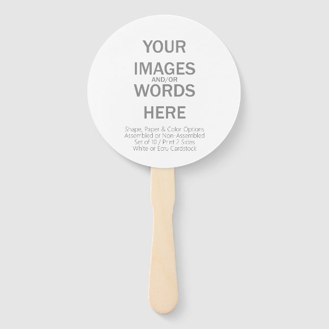 Leque DIY (Mais Opções) - (Frente)