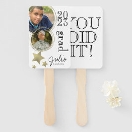 Leque Dourada Foto de Celebração Moderna