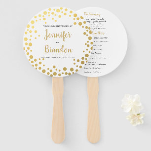 Leque Dourado fã do programa de casamento à volta do con