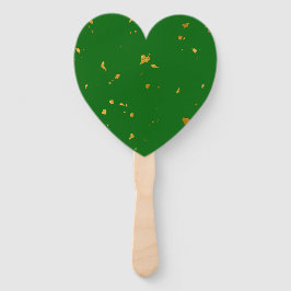 Leque Dourados Flakes em Emerald Green