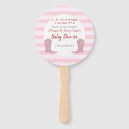 Leque É um Chá de fraldas de Cowgirl