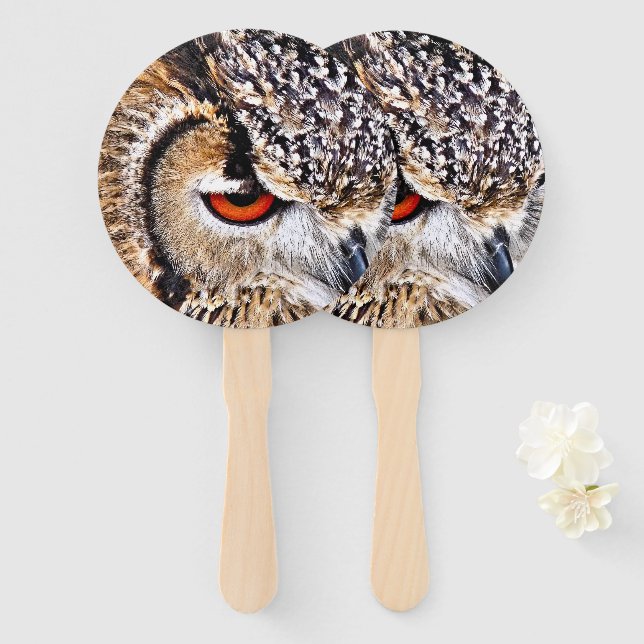 LEQUE EAGLE OWL (Frente e Verso)