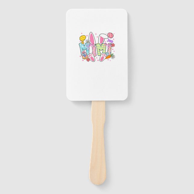 Leque Easter Mimi Bunny Ears Coquette Bow Easter Rabbit  (Frente)