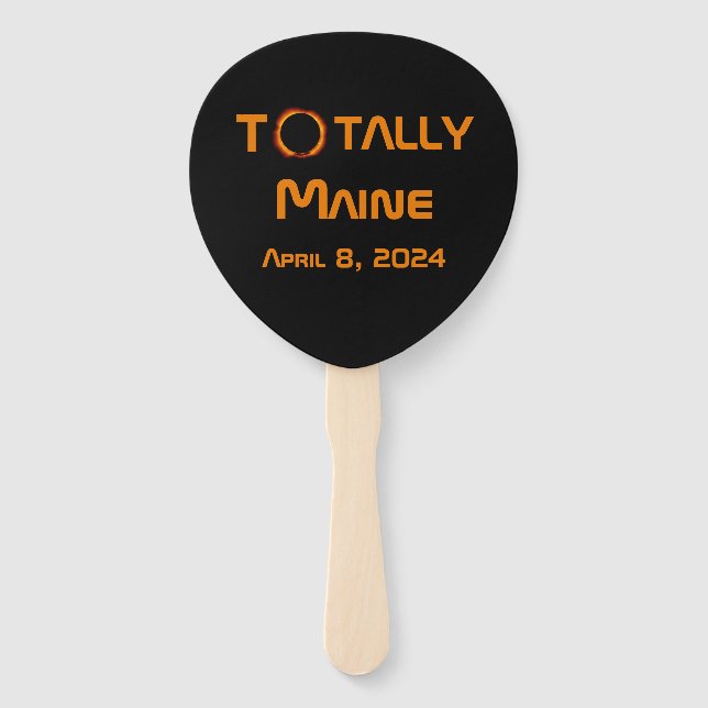 Leque Eclipse Solar Totalmente Maine 2024 (Frente)