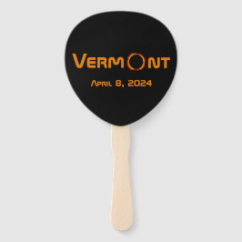 Leque Eclipse Solar Totalmente Vermont 2024