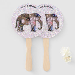 Leque Elefante Floral