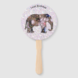 Leque Elefante Floral