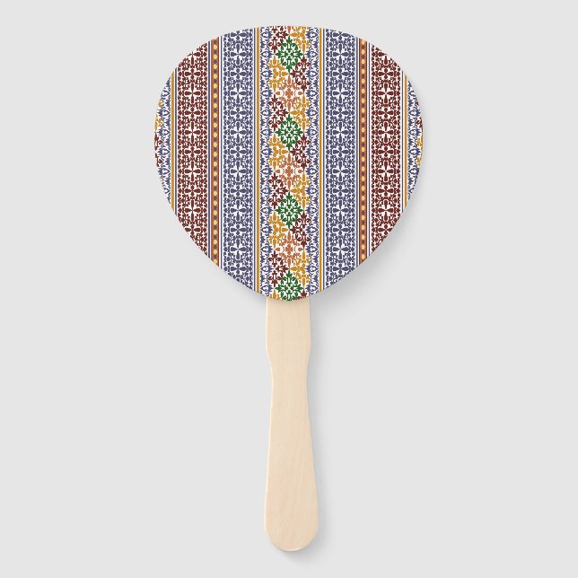 Leque elegant ethnic pattern  (Frente)