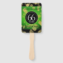 Leque Elegante 66º aniversário de casamento de Titanite