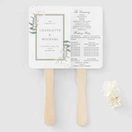 Leque elegante greenho deixa programa de casamento