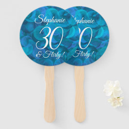 Leque Elegante Ocean Blue 30 e Flirty Birthday