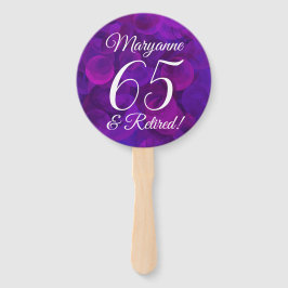 Leque Elegante Roxo 65 e Partido da Reforma Aposentada