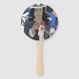 Leque Eleição de Estilo de Rap Bootleg Kamala Harris