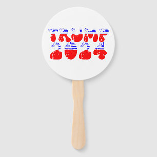 Leque Eleição Patriótica de Groovy Trump 2024
