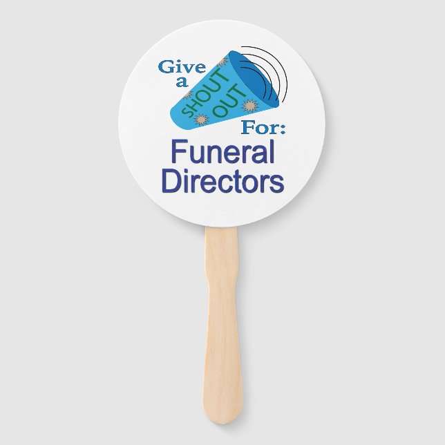 Leque Elogio para Diretores de Funerais (Frente)