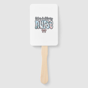 Leque Enfermeira de Trabalho de Parto e Parto Camisa Flo