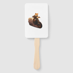 Leque Engraçado, Shiba Inu, Motocicleta, Cachorro, Fanto