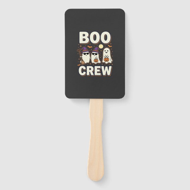 Leque Equipe Boo Fantasmas de Halloween Design Vetorial_ (Frente)