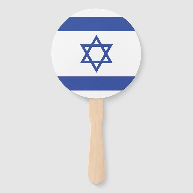 Leque Estado de Israel Bandeira, Estrela do Judaísmo Dav (Frente)