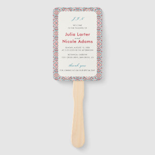 Leque Estilos Geométricos Estilhará Casamento Metálico d