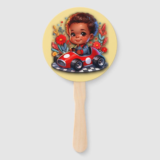 Leque Estou pronto para correr (Frente)