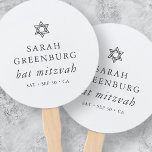 Leque Estrela Elegante Moderna Simples de David Bat Mitz<br><div class="desc">Design é composto por tipografia sans serif e por tipografia cursiva de escrita lúdica sobre um fundo simples. Disponível aqui: http://www.zazzle.com/store/selectpartysupplies</div>