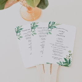 Leque Estufa | Programa de Casamento Botânico por Aquare