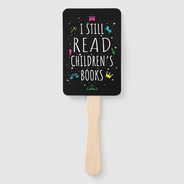 Leque Eu ainda leio livros infantis I (Frente)