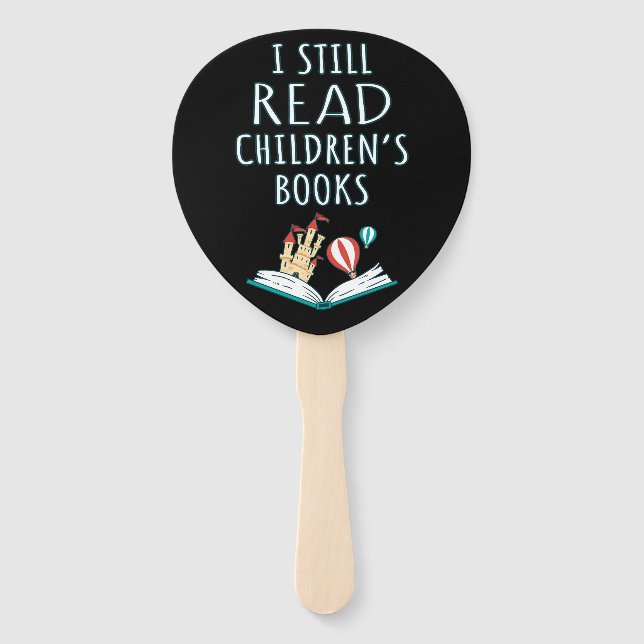 Leque Eu ainda leio livros infantis II (Frente)