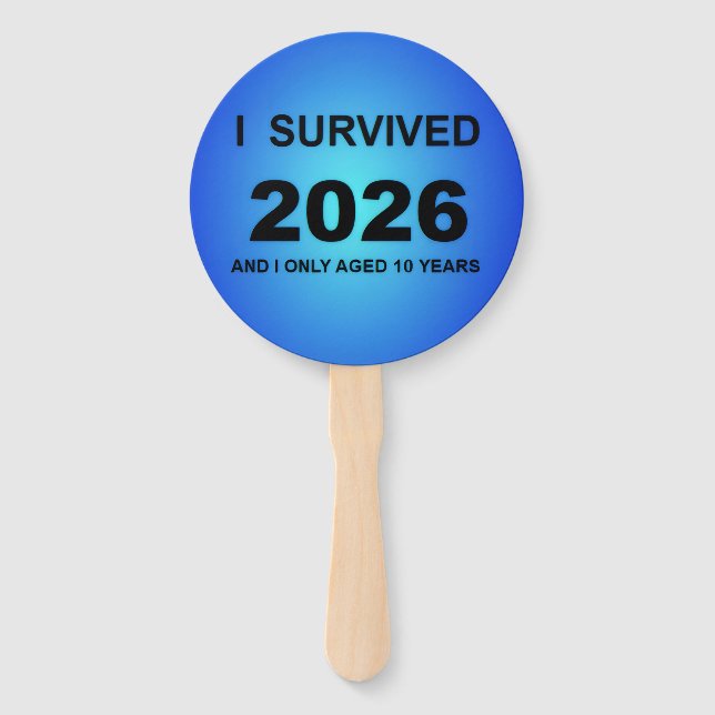 Leque Eu Sobrevivi 2026 (Frente)