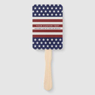 Leque EUA bandeira americana costume patriótico do 4 de