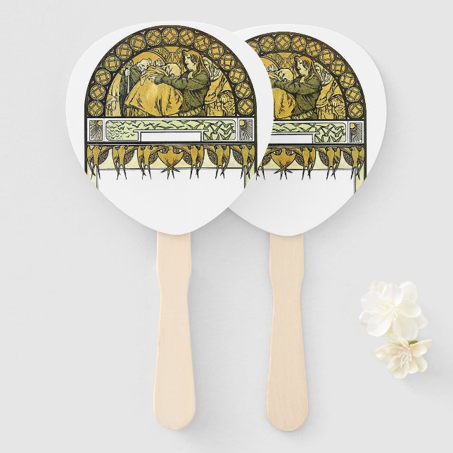 Leque fã do funeral (Frente e Verso)