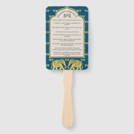 Leque Fã do Programa de Casamento Hindu Saptapadi