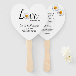 Leque Fã do programa do casamento da margarida do amor