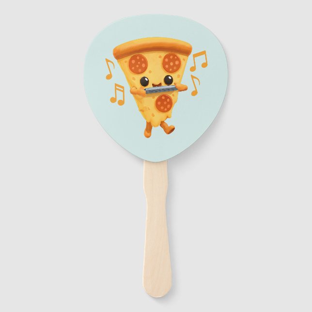 Leque Fatia Reproduzindo uma Corte Harmonica (Frente)